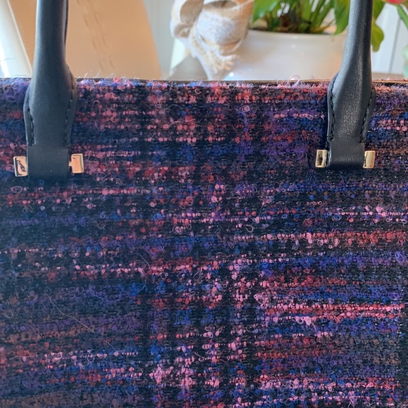 EUC Kate Spade Emerson Olivera Tweed Handbag - Picture 5 of 11